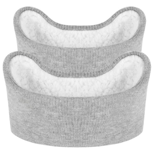 4Pièces Cache-Oreilles En Fleece Élastique Pour