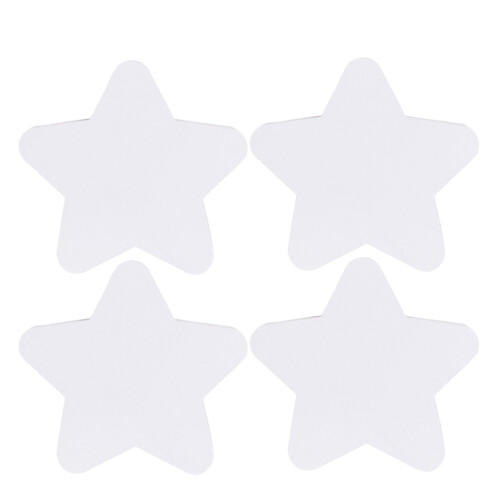 8Pièces Panneaux Toile Blancs Coton Petits Format Arrondis Pour Dessin