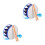 2Sets Versatile Musical Percussion Set with Handheld Drums and Mallets 7