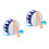 2Sets Versatile Musical Percussion Set with Handheld Drums and Mallets 5