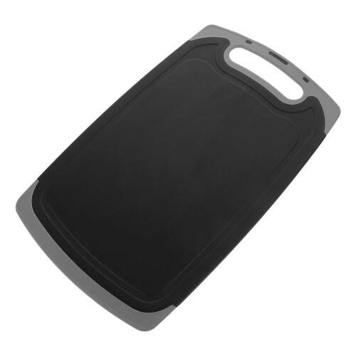 2Pcs Black Kitchen Cutting Boards for Meat and Fruit Use