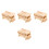 4Pièces Bois DIY Educatif Puzzle Enfant Beige 5
