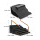 2Pièces Kit Rampe Fingerboard Mini Skatepark Noir Accessoires 3