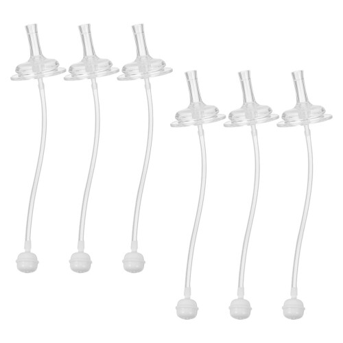 18Pièces Pailles Réutilisables Silicone Sécurisées Pour Gobelets Bébé 1