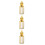 3Pièces Flacons Verre Transportables Pour Usage 9