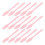 500Pièces Spatules Mini En Plastique Roses Pour 1