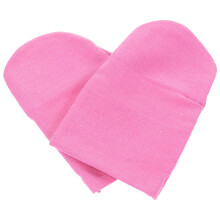 10Pcs DIY Pink Canvas Hand Puppets for Storytelling Creative Role Play