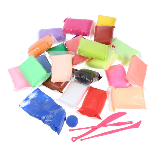 5Ensembles Kit Argile Modelage Colorée Sec Air Jeu Enfants 2
