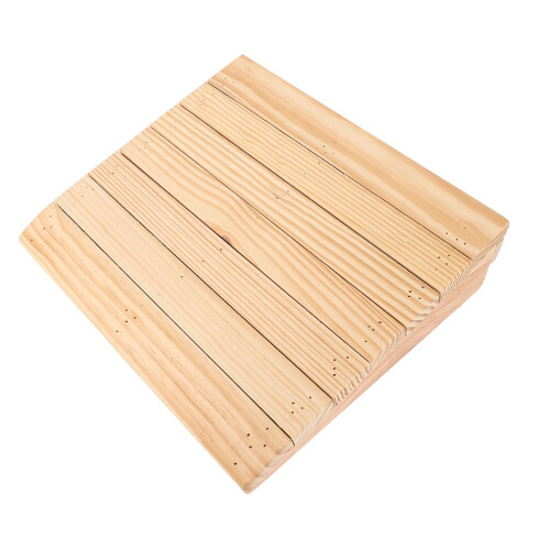 2Pièces Rampe De Bordure En Bois Antidérapante Beige Usage 1