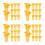 240Pièces Cage De Protection Orange En Plastique Ventilé 8