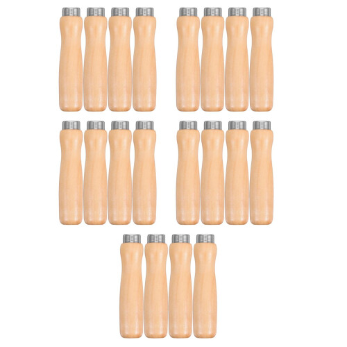 20Pièces Poignées Bois Pour Lime Khaki 2