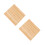 2Pièces Rampe De Bordure En Bois Antidérapante Beige Usage 8