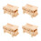 4Pièces Bois DIY Educatif Puzzle Enfant Beige 7