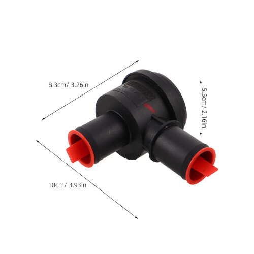 1 Valve Bypass Turbo Plastique Noir Pression 1