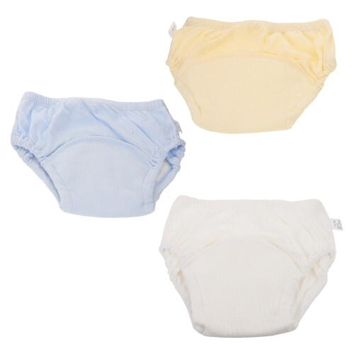 12Pièces Pantalons De En Coton Absorbants Multicolores