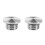 2Pièces Capuchon Réservoir Argent Cnc Aluminium Design Unique 5