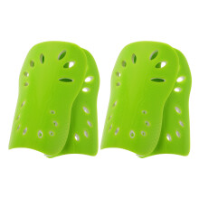 2Paires Protège-Tibias Football Vert Ergonomique Protection Impact