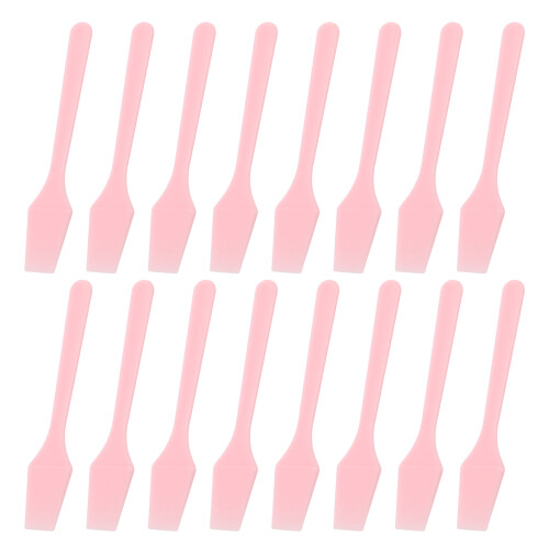 500Pièces Spatules Mini En Plastique Roses Pour 1