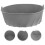 Multi-Function Grey Silicone Slow Cooker Bowl Liner Leak-Proof 9