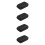 4Pcs Black Eva Portable Cigar Case Scratch-Proof Storage Box 10
