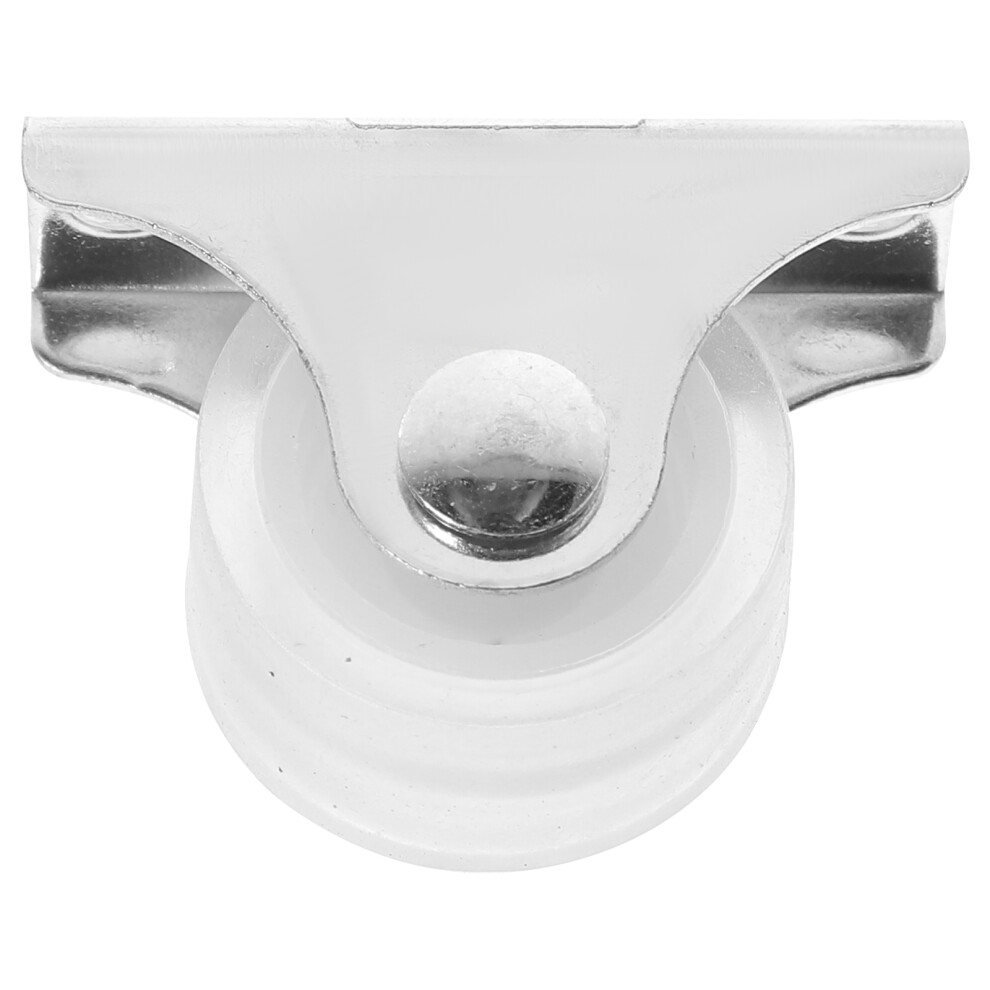 2Pcs Silver Swivel Pvc Steel Casters Sturdy Silent Industrial Wheels 3633830450201