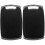2Pcs Black Kitchen Cutting Boards for Meat and Fruit Use 3