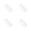 4Pièces Couvercles De Prises Transparentes Étanches Auto-Adhésifs 6