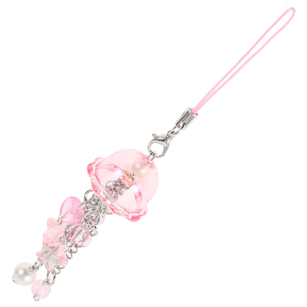 2Pcs Delicate Bag Pendant Zinc Alloy Hanging Keychain Accessory Pink 3633800338690