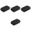 4Pcs Black Eva Portable Cigar Case Scratch-Proof Storage Box 5