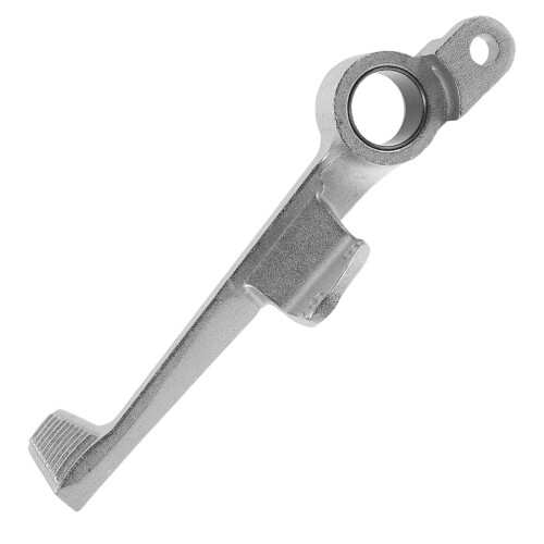 4Pièces Levier Pédale Arrière Alliage Durable Argenté 1