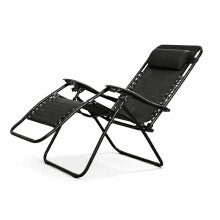 Zero Gravity Chair Sun Lounger Reclining Garden Outdoor Patio Folding