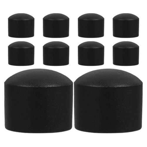20Pcs Black Plastic Foosball Rod Covers Durable Table Soccer End Caps