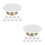 20Pcs Durable Iron Sprinkler Cover Plates for Fire Safety Ceiling Use 4