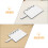 5Pièces Éventails Blancs Mdf Pour Transfert Thermique DIY Graduation 7