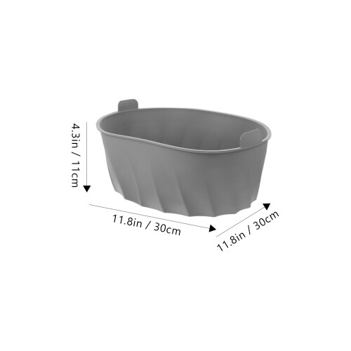 Multi-Function Grey Silicone Slow Cooker Bowl Liner Leak-Proof 1