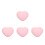 4Pièces Repose-Bras Rose Doux Pour Ongles 4