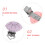 4Pièces Silicone Clips Bébé Sécurisés Style Tournesol 7