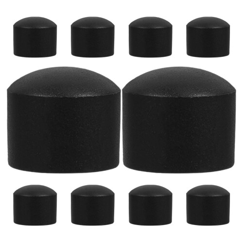 20Pcs Black Plastic Foosball Rod Covers Durable Table Soccer End Caps 1