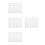 8Pcs White Wool Felting Block Durable Foam Pad for Needlework Projects 6