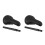 2Pièces Coussin Siège Enfant Noir Confortable Pu+mousse 5