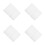 8Pcs White Wool Felting Block Durable Foam Pad for Needlework Projects 7
