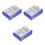600Pièces Pochettes Bleues Rétractables Pour Conservation 3
