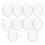 30Pcs Clear Plastic Fillable Ornament Balls for Xmas Tree Decoration 3