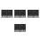 4Pièces Carnets De Noir Portable Pour Et Composition 4