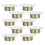 20Pcs Durable Iron Sprinkler Cover Plates for Fire Safety Ceiling Use 3