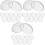 30Pcs Clear Plastic Fillable Ornament Balls for Xmas Tree Decoration 5