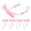 25Pièces Clips Mitaines Bébé Nylon Rose Avec Maintien Cou 1