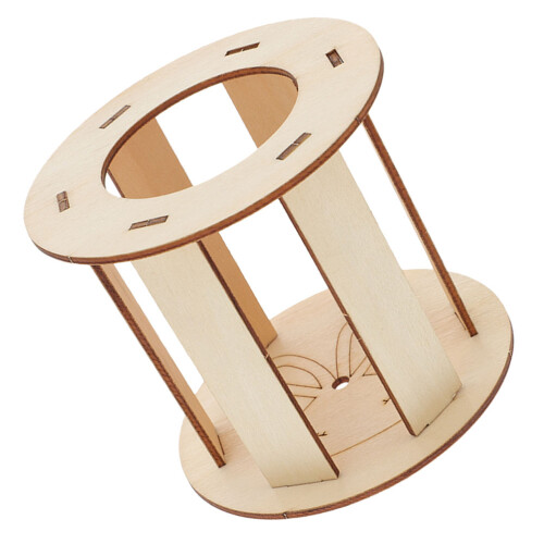 5Pièces Rack À En Bois Antivolatile Pour Petits Animaux 1