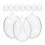 30Pcs Clear Plastic Fillable Ornament Balls for Xmas Tree Decoration 2