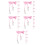 25Pièces Clips Mitaines Bébé Nylon Rose Avec Maintien Cou 8